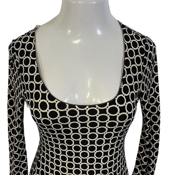 Max Studio Dress Womens XS Faux Wrap Stretch Black Work Office Career Corpcore - Picture 9 of 13